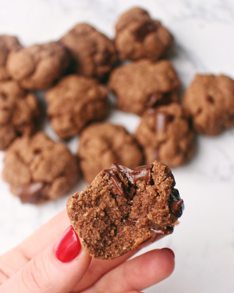 Double Chocolate Chunk Cookies - Vegan + Grain-Free