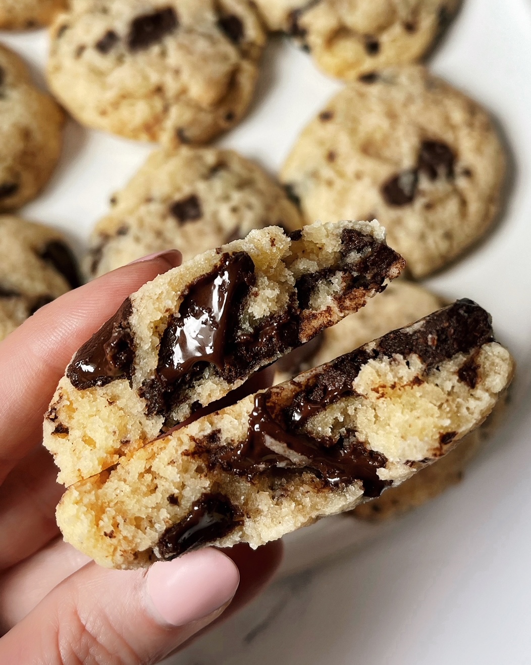 Vegan Keto Chocolate Chip Cookies ~ The Best Healthy Cookie