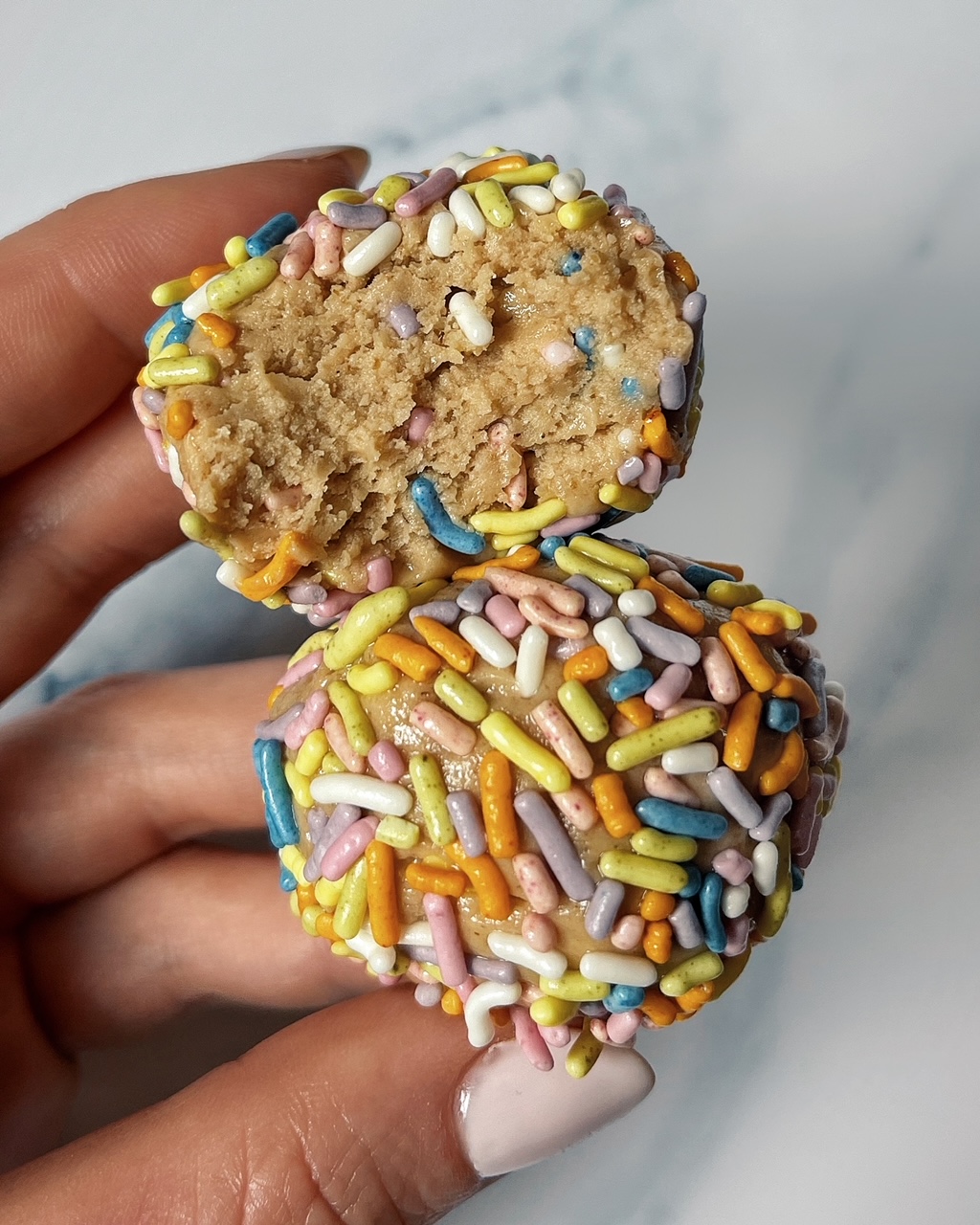 Birthday Cake Protein Balls ~ Easy No-Bake Recipe!