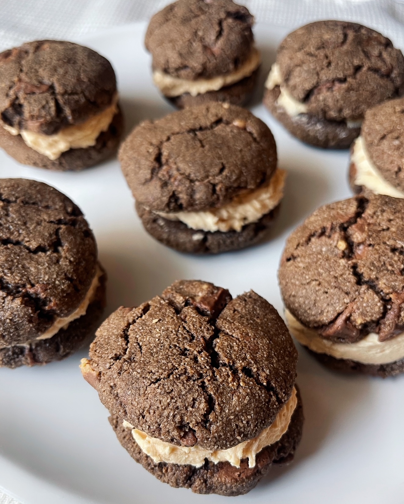 Amazing Reese’s Peanut Butter Chocolate Cookie Sandwiches